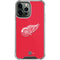 NHL Detroit Red Wings Solid Background iPhone 15 Pro Max Clear Case